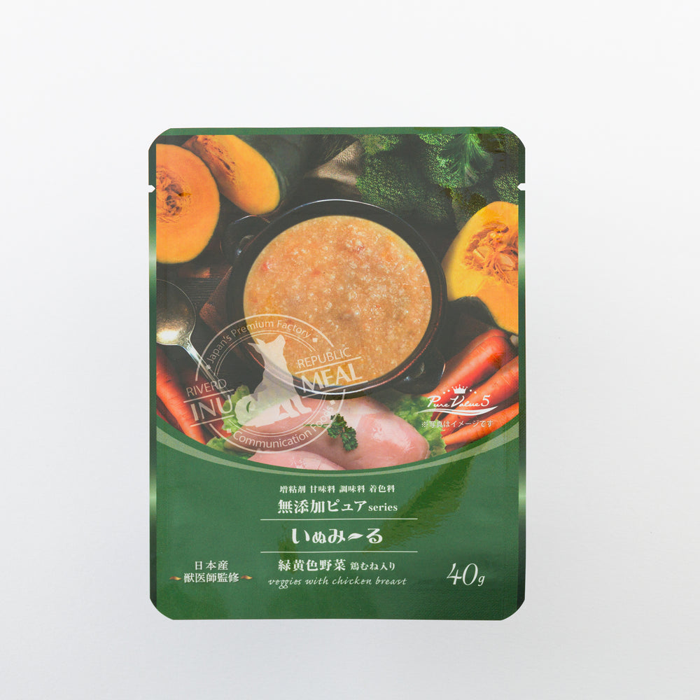 
                  
                    いぬみ～る 無添加ピュア PureValue5 緑黄色野菜 40g×14袋 (5/17順次発送)
                  
                