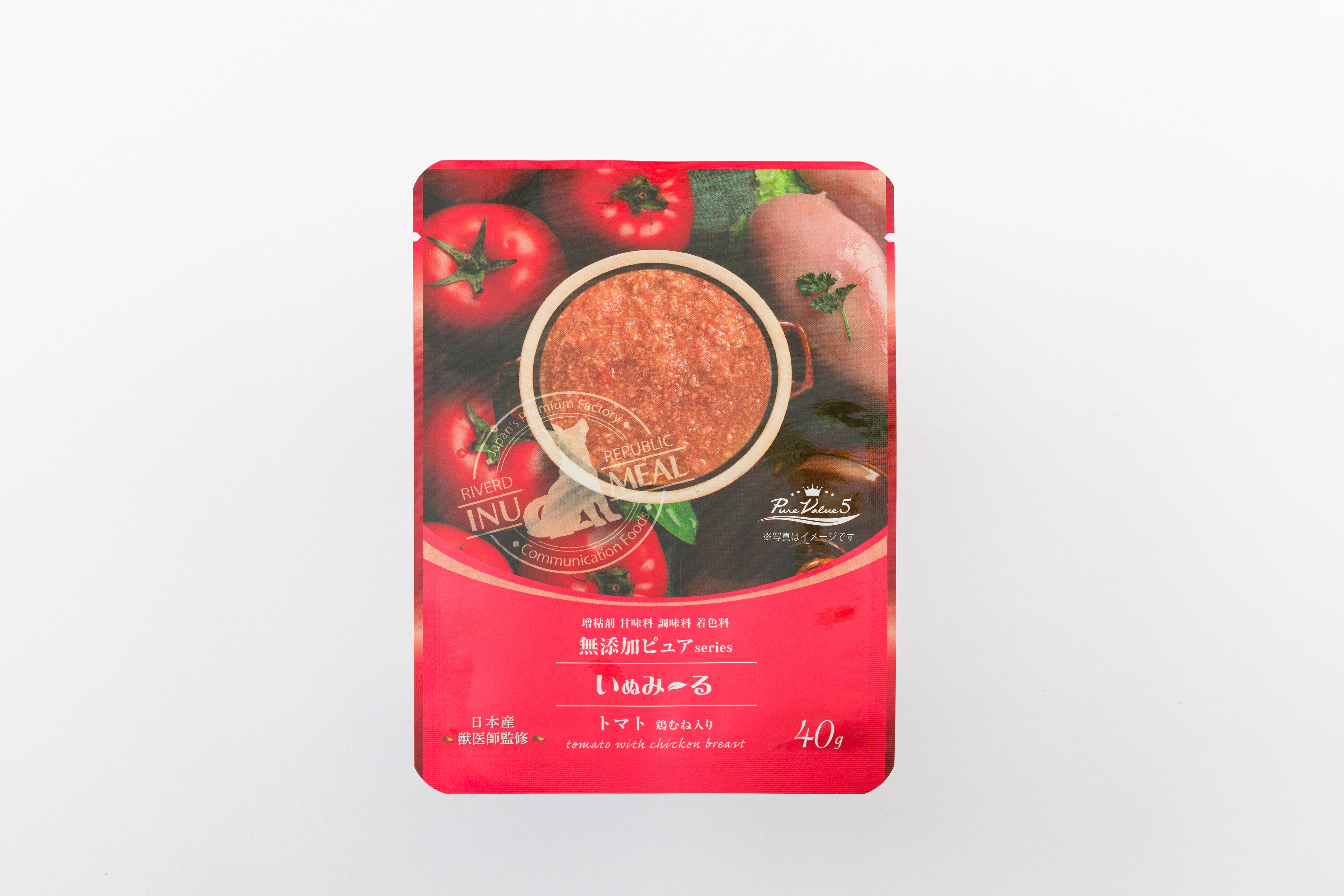 いぬみ～る 無添加ピュア PureValue5 トマト with 鶏むね 40g – RIVERD 