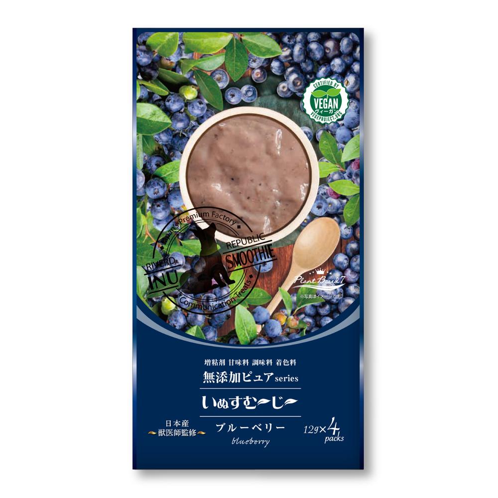 いぬすむ～じ～ 無添加ピュア PureValue5 plant-based ブルーベリー 4本