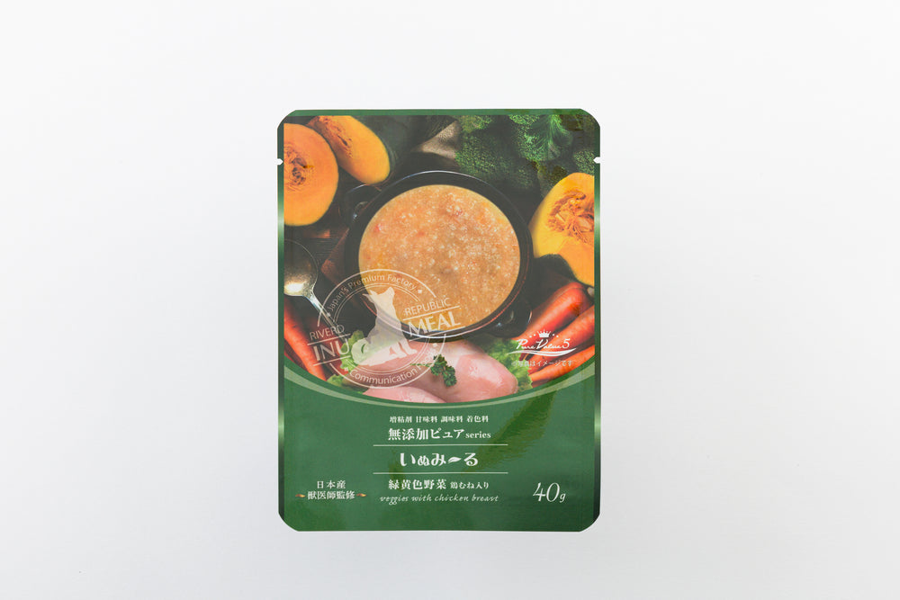 いぬみ～る 無添加ピュア PureValue5 緑黄色野菜 40g