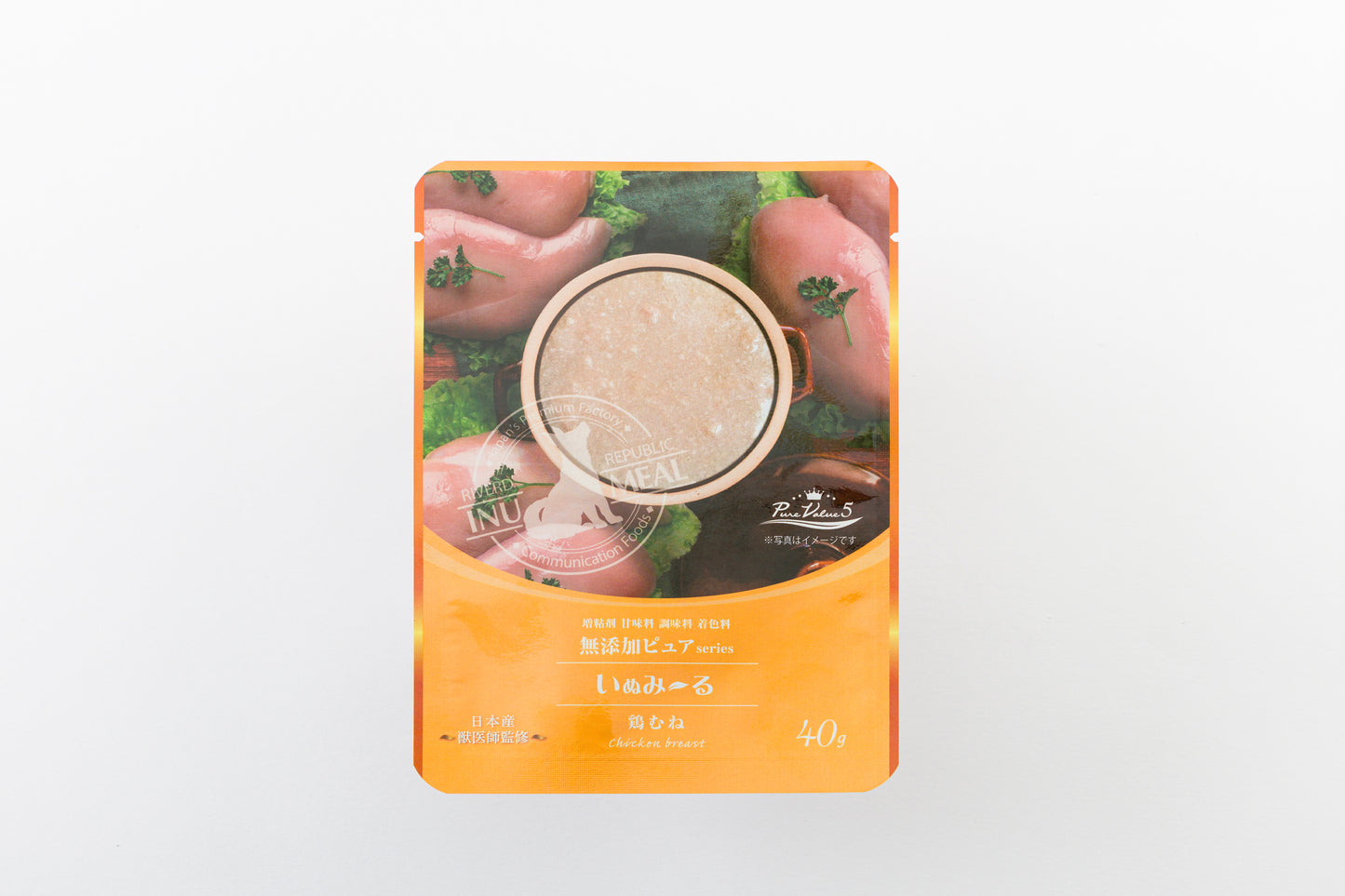 
                  
                    いぬみ～る 無添加ピュア PureValue5 鶏むね 40g×14袋
                  
                