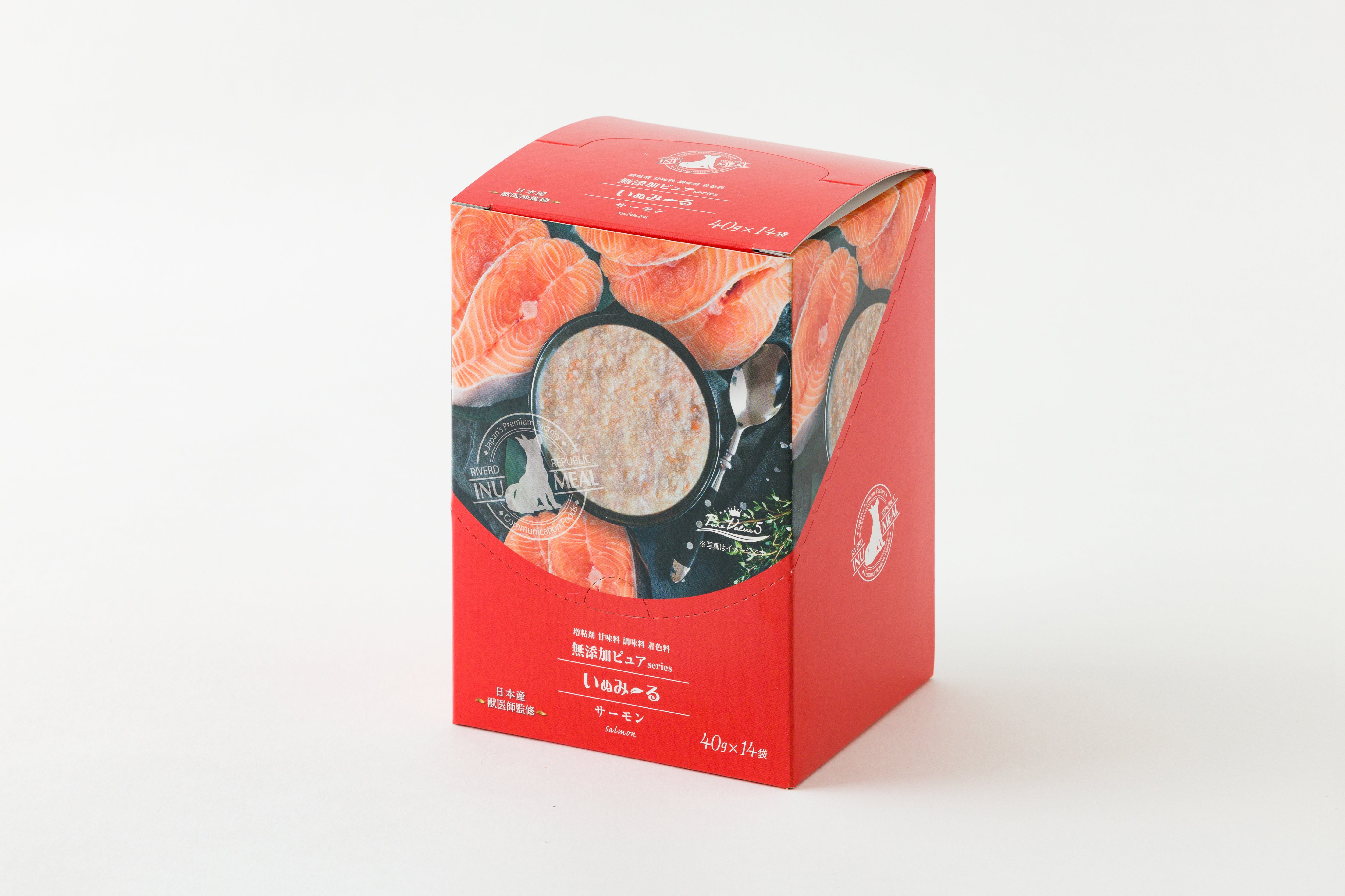 いぬみ～る 無添加ピュア PureValue5 サーモン 40g×14袋 – RIVERD