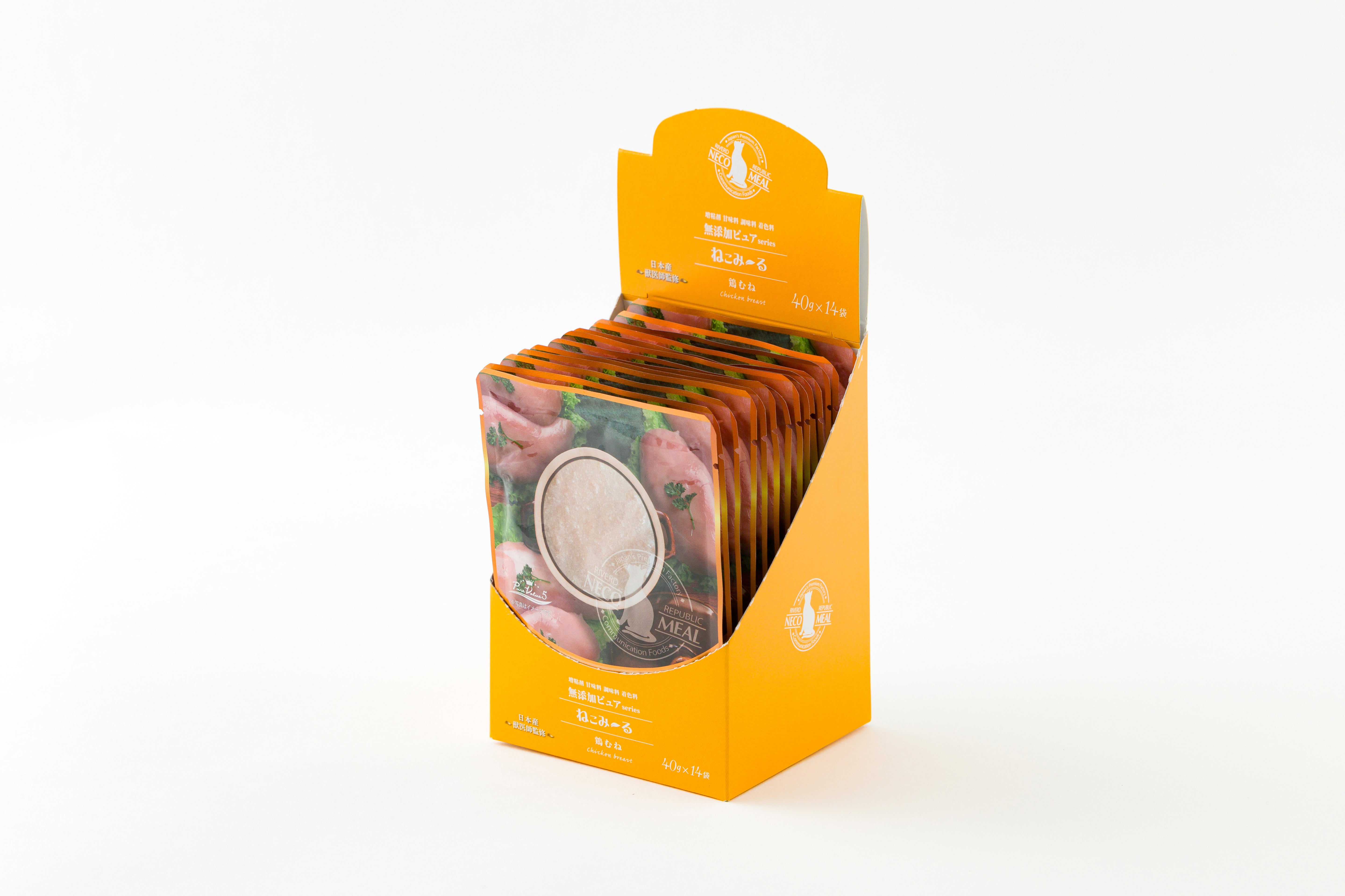 ◆ハーバリウム　265  くるっと可愛いねこbottle *.:。✿*゜¨ ねこみ～る 無添加ピュア PureValue5 鶏むね 40g×14袋 – RIVERD