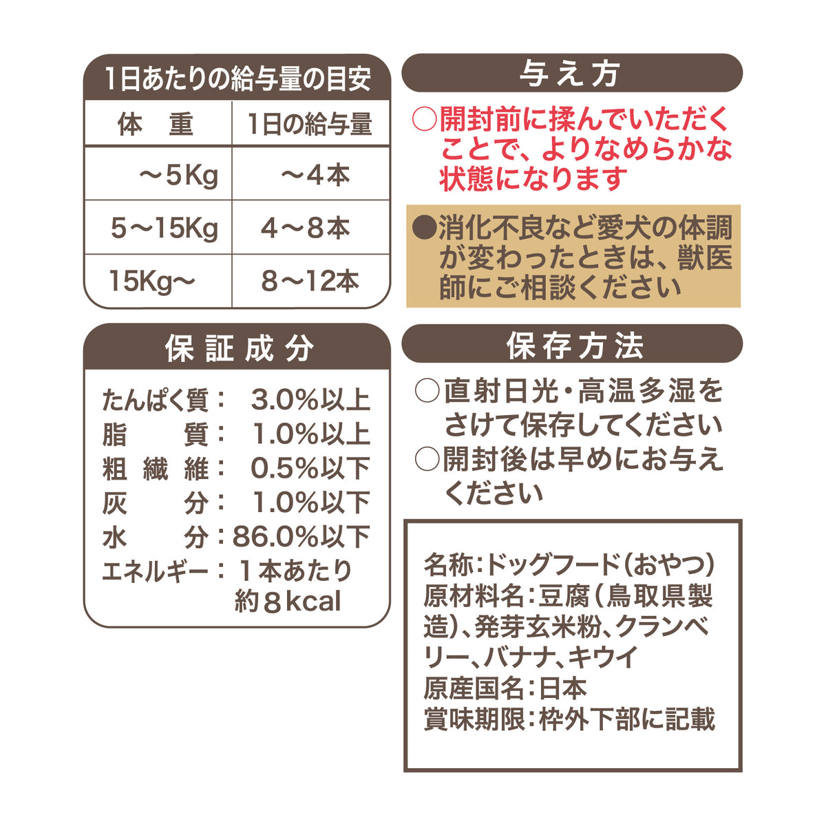 
                  
                    いぬすむ～じ～ 無添加スマートトリーツ クランベリー 4本
                  
                