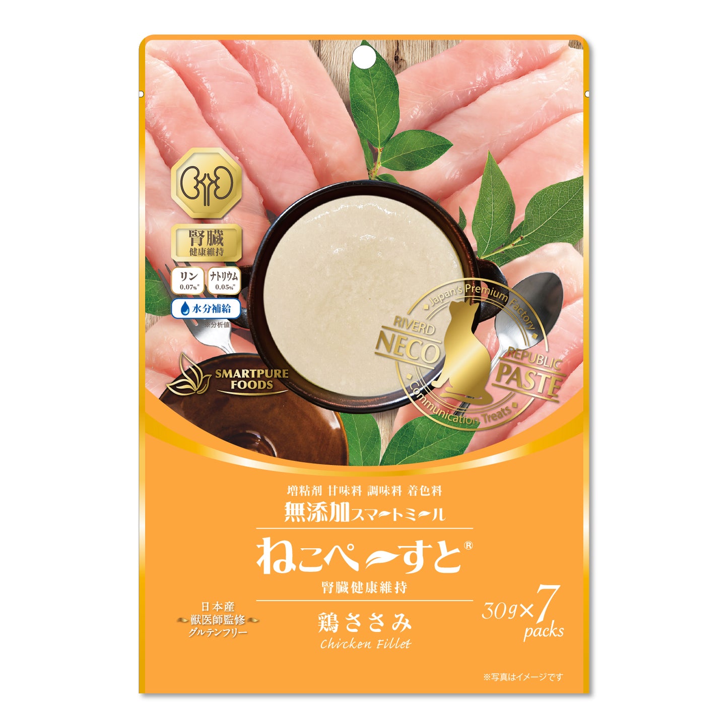 
                  
                    ねこぺ～すと 腎臓健康維持 無添加スマートミール 鶏ささみ 30g × 7本入
                  
                