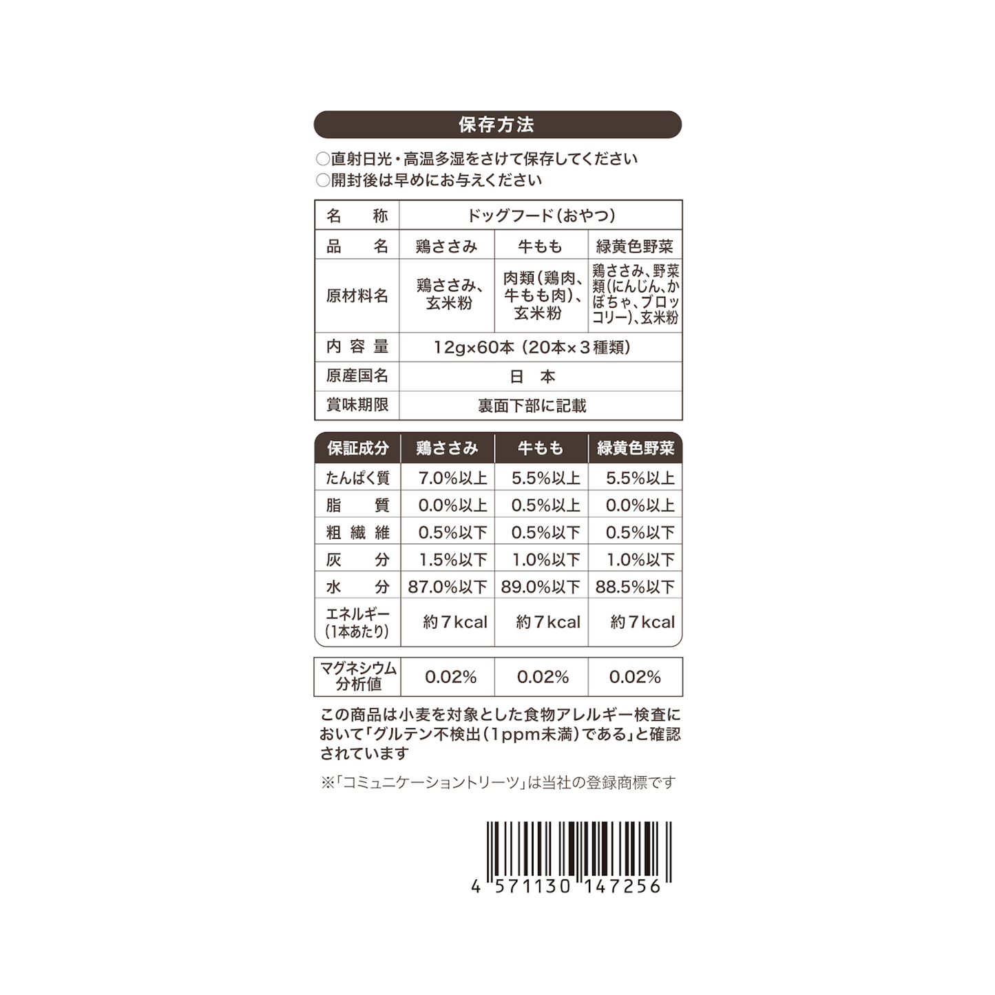 
                  
                    いぬぴゅ～れ 無添加スマートトリーツ バラエティボックス 肉菜 12g×60本入[鶏ささみ 野菜ミックス 牛もも]
                  
                