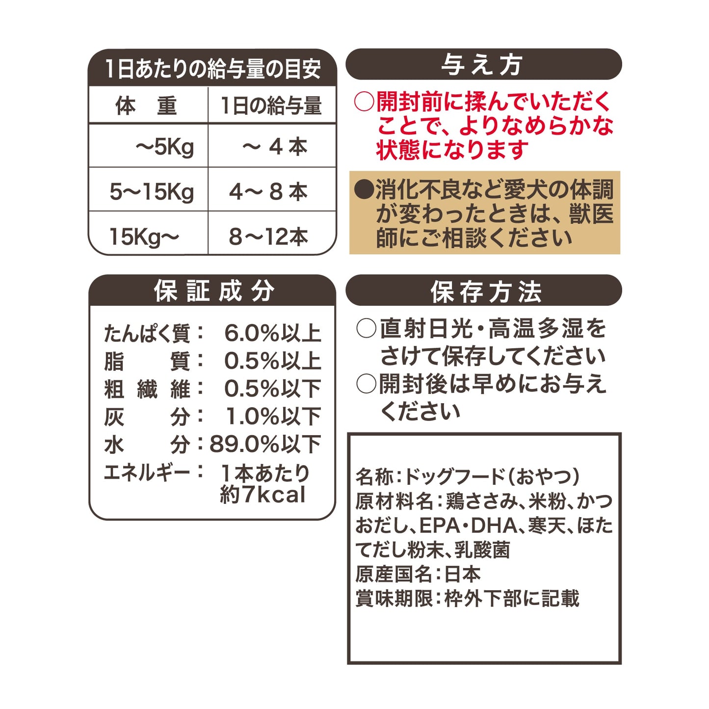 
                  
                    いぬぴゅ～れ 無添加スマートトリーツ 腎臓 健康維持 鶏ささみ 20本入 [12g×4本×5袋]
                  
                