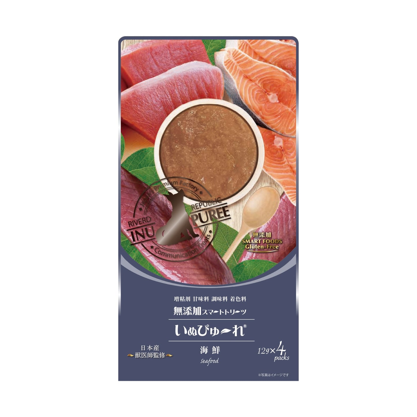 
                  
                    いぬぴゅ～れ 無添加スマートトリーツ 海鮮ミックス 20本入 [12g×4本×5袋]
                  
                